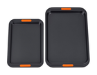Set 2 Charolas Rectangulares para Hornear