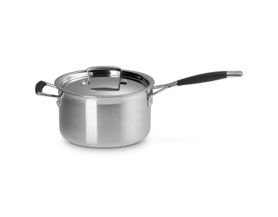Cazo Con Tapa Y Mango de Silic&oacute;n De Acero Inoxidable