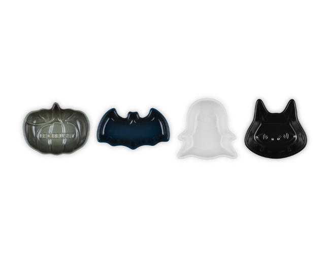 Set 4 Mini Platos Halloween Flint, view 1