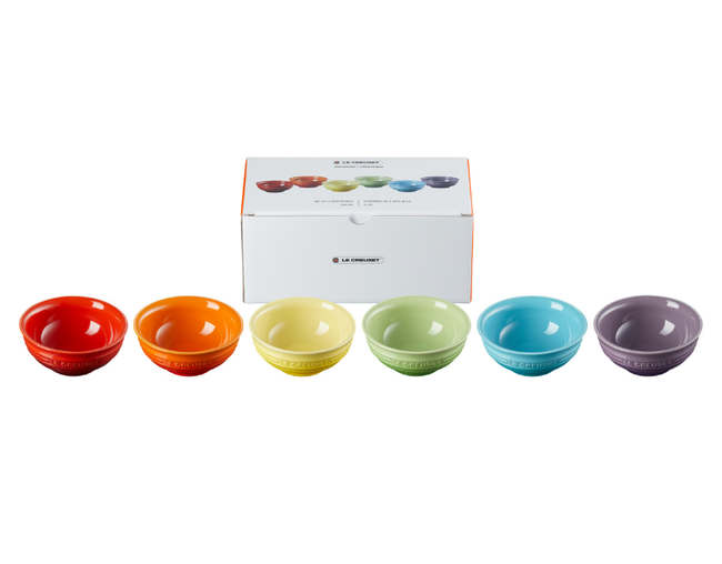 Set 6 Bowl Mini Rainbow 180ml, view 4