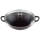 Wok Con Tapa De Cristal