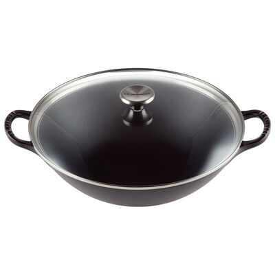 Wok Con Tapa De Cristal