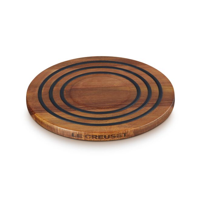 Soporte Redondo Madera Con Aros Magnéticos, view 2