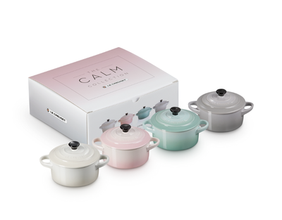 Set 4 Mini Cocotte Calm Collection
