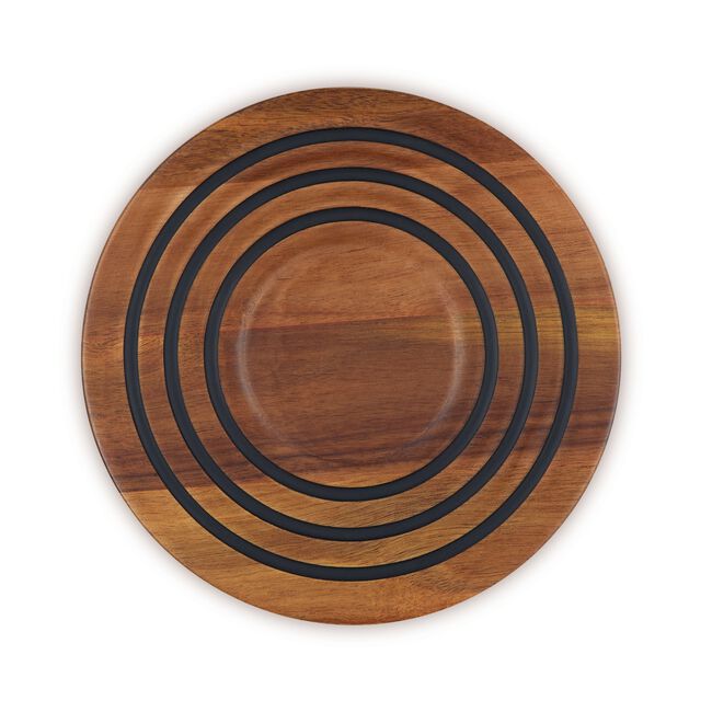 Soporte Redondo Madera Con Aros Magnéticos, view 1
