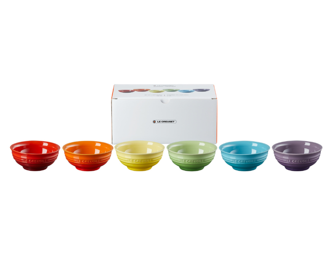 Set 6 Bowl Mini Rainbow 180ml, view 3