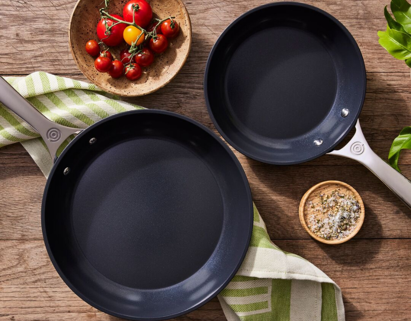 Set De 2 Sartenes Essential Antiadherente Cer&aacute;mico